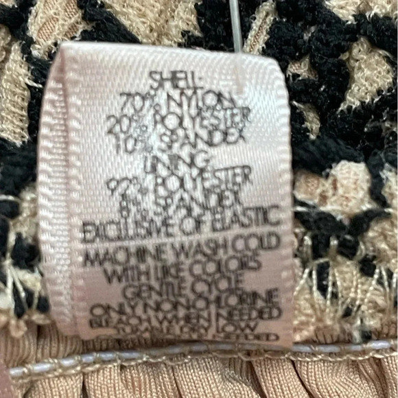 Willow Root‎ Cropped Lace Top Tan Size S New - Picture 11 of 11